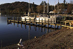Boats at Ambleside in The Lake District