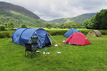 Cheap break camping at Buttermere in The English Lake District