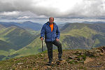 On top of Red Pike, Buttermere in The English Lake District