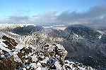 Looking To the southeast from the ridge of Ben Nevis