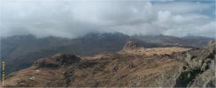 View towards the Scarfells from Harrison's Stickle