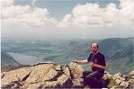 Thomas McNamara pictured on Lingmell, The Lake District, England